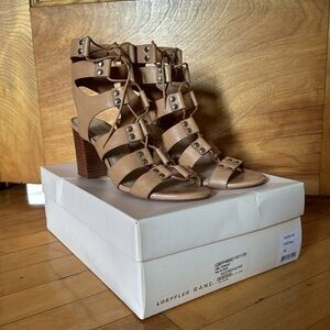 Loeffler Randall Hana City Sandal, Size 7, Natural